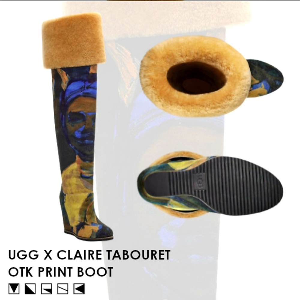 UGG X Claire Tabouret Over the Knee Print Boot